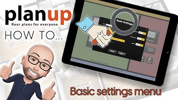 PlanUp - The Basic Settings Menu