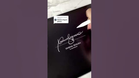 Signature for Ximena Segura | Sign Creator