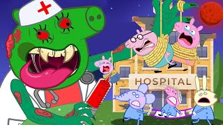 Peppa Pig Turn Into A Zombie Three Heads At The House  | Peppa Pig Funny Animation