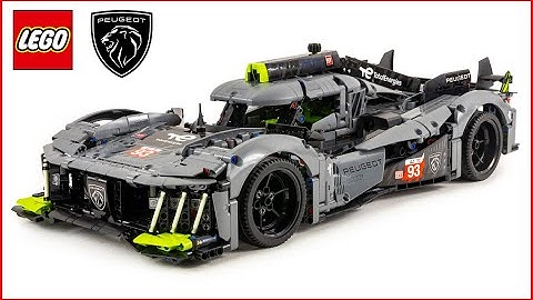 LEGO TECHNIC 42156 PEUGEOT 9X8 24H Le Mans Hybrid Speed Build - Brick Builder