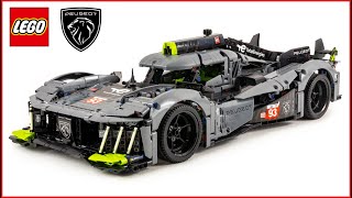 LEGO TECHNIC 42156 PEUGEOT 9X8 24H Le Mans Hybrid Speed Build - Brick Builder