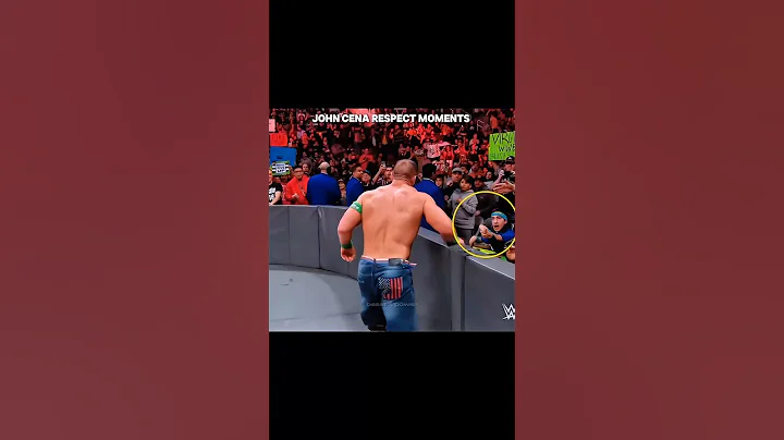 John Cena Respect moments 💙🫡