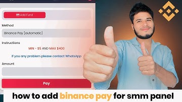 How to add binance pay for Smm panel | Best crypto payment gateway | binance pay for Smm panel
