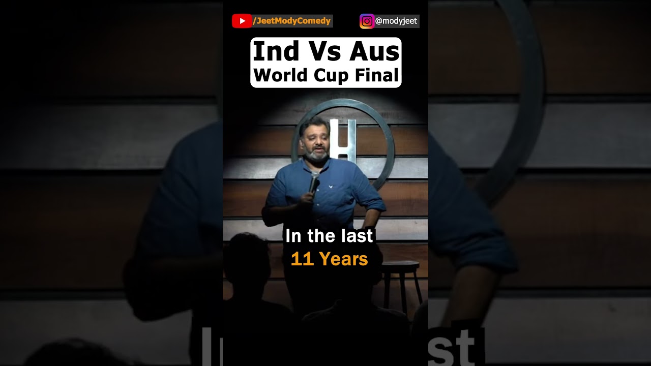 World Cup Final 2023 |India vs Australia Stand Up Comedy Short #standupcomedy #comedy #cricket