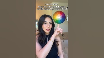 How to color match your outfit using the color wheel.