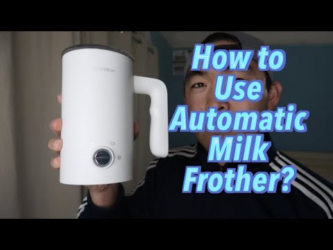 Milk Frother, VAVA Automatic Milk Foam Maker, Electric Milk Steamer for  Cappuccino, Latte, Coffee 