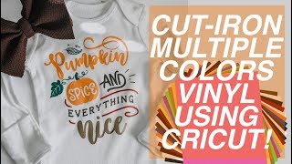Change SVG image into multiple vinyl layers on Cricut design