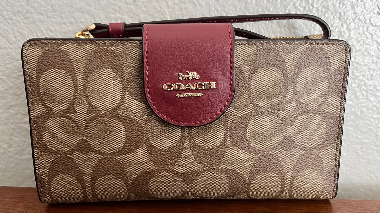 Coach Tech Wallet Wristlet