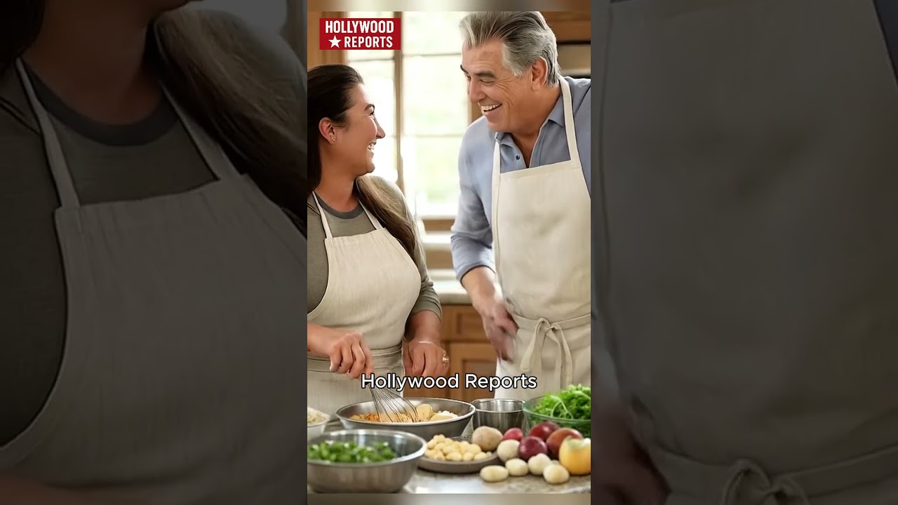 Pierce Brosnan & Keely Shaye Cooking Up Laughter 