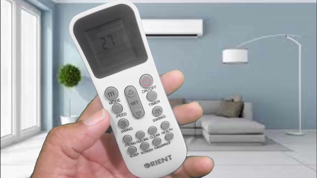 Orient Dc Inverter AC Remote Control Features And Setting Watch