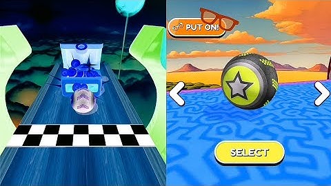 🌀🟡Funny Video Going Balls Vs Reverse Gameplay SpeedRun #215