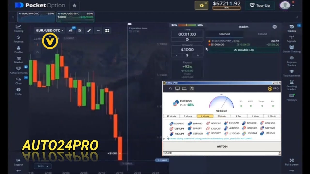 Pocket Software Add Pocket Option Software Robot Auto trading Auto profit - YouTube