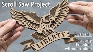 Eagle scroll saw project