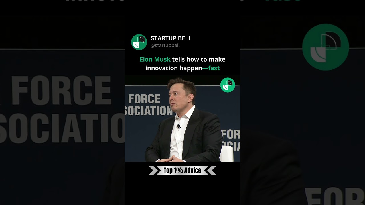 Илон Маск рассказывает, как быстро внедрять инновации