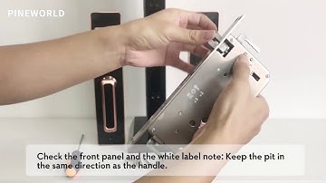 PINEWORLD Smart Fingerprint Lock Q303 Installation Vedio
