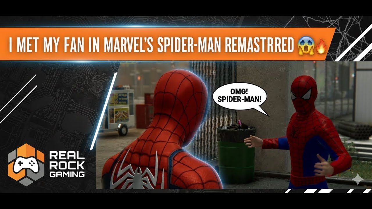 I MET MY FAN IN MARVEL’S SPIDER-MAN REMASTERED 😱🔥