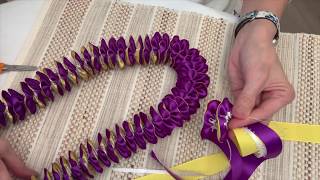 How to Make A Plumeria Ribbon Lei