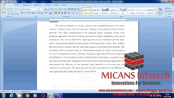 A new autonomous data transmission reduction method for wireless sensors - IEEE PROJECTS 2018