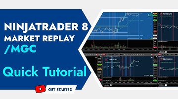 NinjaTrader 8 Tutorial : How To Use Market Playback for /MGC