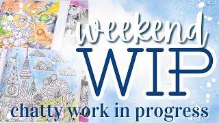 Weekly Check-in & Experimenting With Supplies