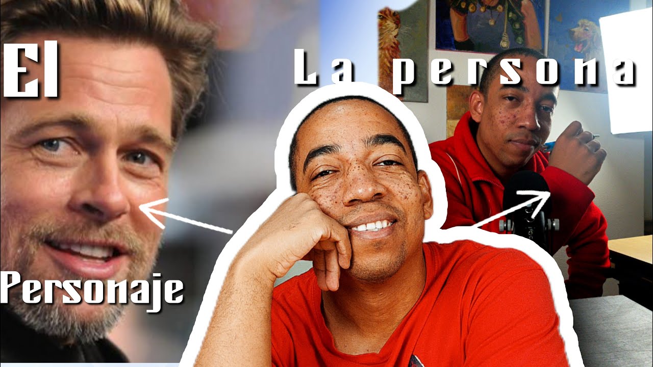 La diferencia entre la persona y el personaje . - YouTube