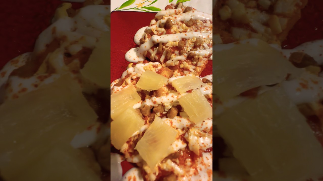 Pineapple ranch pizza 