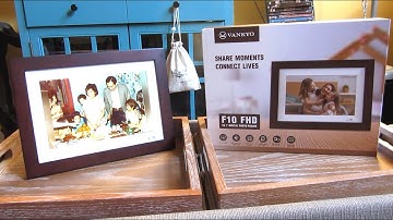 10" Digital Photo Frame  by Vankyo | 1920 x 1200 HD Light and Motion Sensor