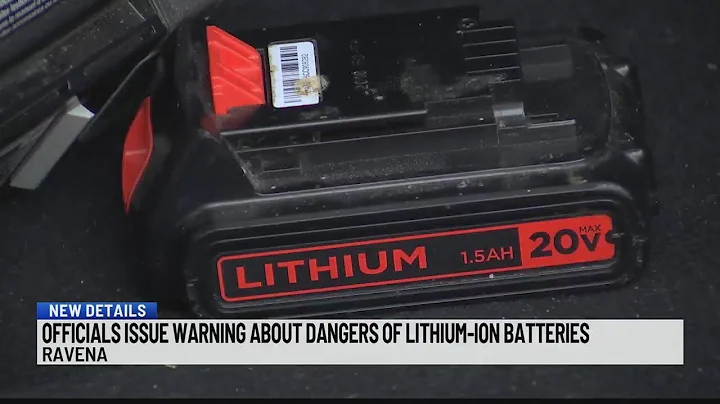 Officials issue warning about dangers of lithium-ion batteries