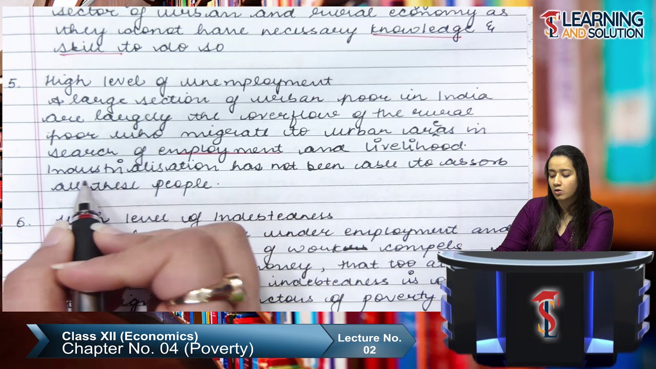 Class XII - Indian Economics ||Chapter 4||Lecture 2|| Poverty ||