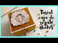 Tutorial caja NAVIDEÑA -  cartonaje -