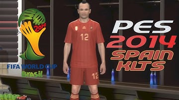 PES 2014 How to Create Spain Jerseys with Emblem