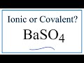 Barium Sulfate Bonding Concepts