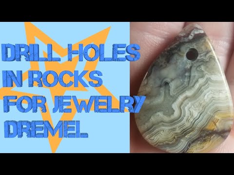 Dremel Stylo Review And Drilling A Hole In A Rock Pendant With Water