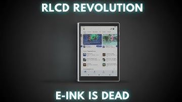 Is e-inkt dood? Maak kennis met de Paper 7 RLCD Tablet!