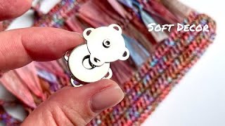 How and with what to sew a button imperceptibly | Soft Decor - Tatiana Chakur