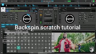 Virtual dj 8 How to scratch using a keyboard - Backspin Scratch Tutorial.