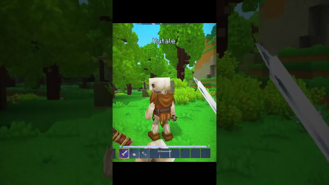 Minecraft VS Hytale Игровой момент