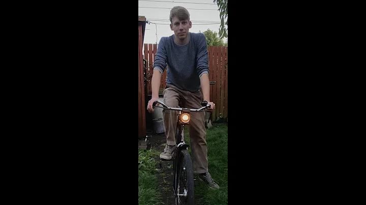 Night ride! Oil lamps and Sturmey Archer Dynohub t...