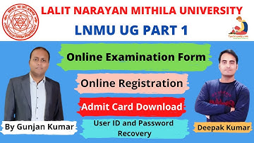 LNMU UG Part 1 Registration  2021 in Hindi | LNMU UG Part 1 Examination Form Fill UP 2021 in Hindi