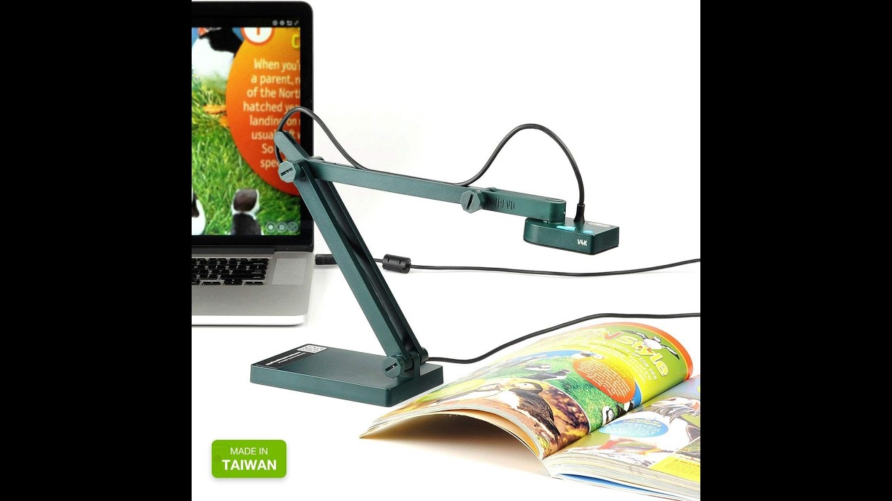 IPEVO V4K Ultra High Definition 8MP USB Document Camera Review