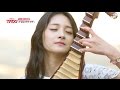 pristin/ioi kyulkyung playing the pipa; a compilation