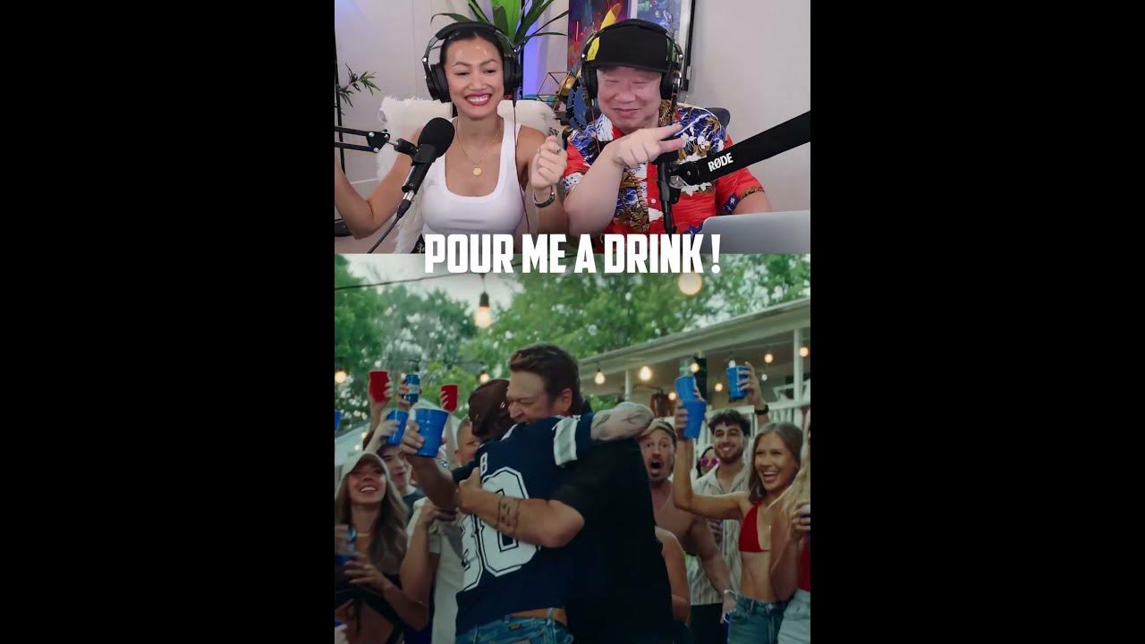Post Malone - Pour Me A Drink With Blake Shelton Reaction