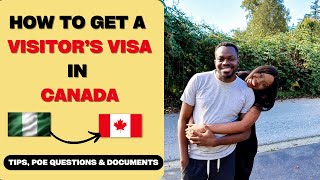 How we got Canada VISITOR'S VISAS| 2023 Tips, documents, port of entry questions | Nigeria to Canada