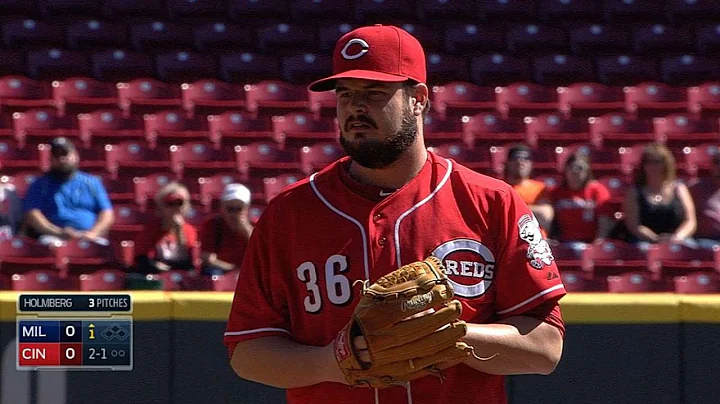 MIL@CIN: Holmberg fans a pair in strong outing