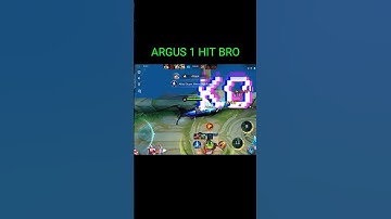 ARGUS 1 HIT BRO #ARGUS #Shorts #MLBB #mobilelegends