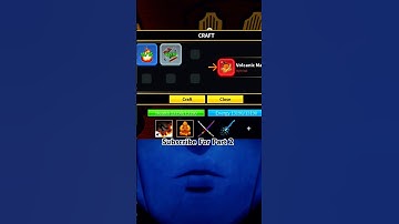 Blox Fruit I craft Volcanic magnet #roblox #bloxfruit #bloxfruits #kitsunefruit