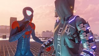 Spider-Man: Miles Morales -Stealth Take downs Into The Spider-Verse Suit  - Underground Hideout West