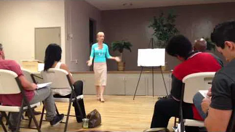 Anne Schrader at San Diego 7 toastmasters