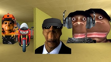 SO MANY OBUNGA AND NEXTBOTS IN LIMINAL HOTEL GMOD #gmod #garrysmod #nextbots #dudeongmod