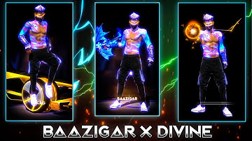 BAAZIGAR X DIVINE | Free Fire XML | Alight motion video editing | Capcut Editing | Slow Motion